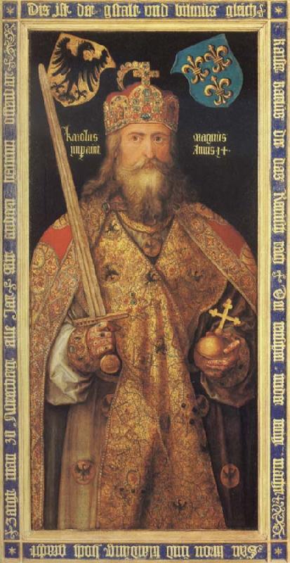 Albrecht Durer Emperor charlemagne oil painting image